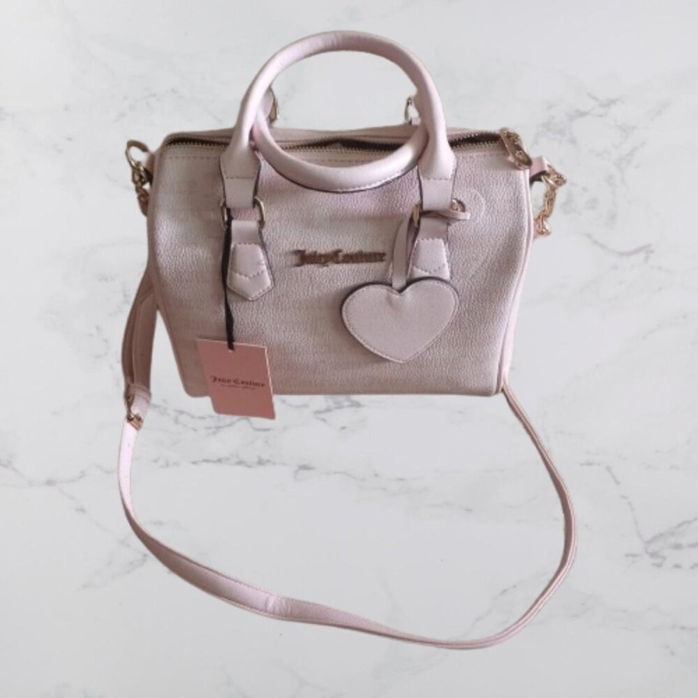 Juicy Couture Pink Shoulder Bag With Strap NEW WITH TAGS AND ACCESSORIES